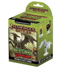 PATHFINDER -  BOOSTER PACK - BESTIARY UNLEASHED 4 COLLECTIBLE FIGURES -  PATHFINDER BATTLES DEEP CUTS